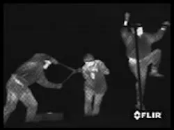FLIR Systems' thermal imaging surveillance systems can detect the heat signatures of intruders. The company's technology has been purchased by some airports to use for a DHS perimeter security initiative. FLIR Systems' thermal imaging surveillance systems can detect the heat signatures of intruders. The company's technology has been purchased by some airports to use for a DHS perimeter security initiative.