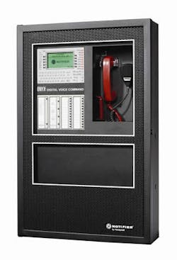 NOTIFER's new mass notification system is available oin a version that links fire detection/alarming with emergency notification. NOTIFER's new mass notification system is available oin a version that links fire detection/alarming with emergency notification.