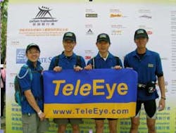 The TeleEye team before the 100km endurance walking event The TeleEye team before the 100km endurance walking event