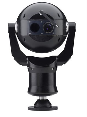Forward Vision's dual spectra PTZ cameras uses a day-night camera and a thermal imaging camera.