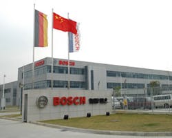 Bosch's new manufacturing plant in Zhuhai, Guandong Province, China, produces products used in security systems. Bosch's new manufacturing plant in Zhuhai, Guandong Province, China, produces products used in security systems.
