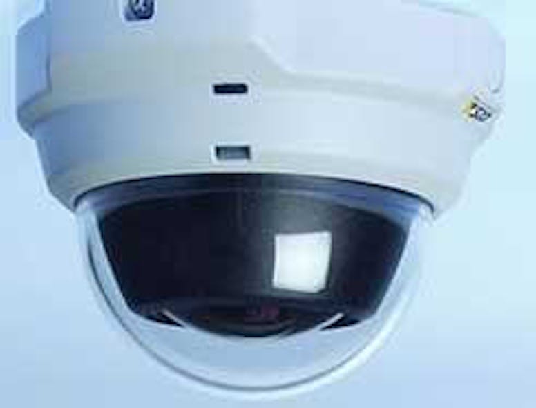 The Axis 212 PTZ-V network camera provides overview of entire monitored Area and is ideal for indoor video surveillance.