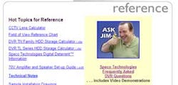 Speco Technologies has revamped its technical reference section of its website, adding in the &apos;Ask Jim-e&apos; reference videos on common CCTV topics.