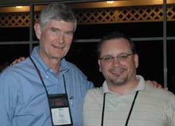 AMAG Technology President Bob Sawyer and Koffel Associates, Principal, Shayne Bates. Bates was the keynote speaker at AMAGÂ’s Security Engineering Symposium. AMAG Technology President Bob Sawyer and Koffel Associates, Principal, Shayne Bates. Bates was the keynote speaker at AMAGÂ’s Security Engineering Symposium.