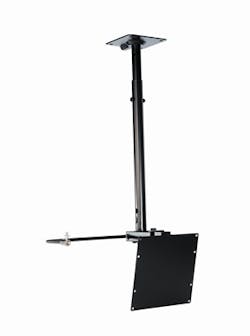 The LCD-PV is designed to hold host 10- to 37-inch LCD monitors. It can hold up to 75 lbs. and is modified with two mounting points for camera brackets. The LCD-PV is designed to hold host 10- to 37-inch LCD monitors. It can hold up to 75 lbs. and is modified with two mounting points for camera brackets.