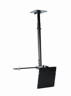 The LCD-PV is designed to hold host 10- to 37-inch LCD monitors. It can hold up to 75 lbs. and is modified with two mounting points for camera brackets.