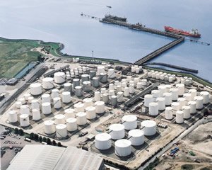 Royal Vopak's Storage Terminal at West Thurrock, UK