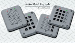 With touch-sensitive pads, plus weather, water and dust resistance, and raised sculpted keys with permanent markings, all built into a metal vandal-proof design, ITW's ActiveMetal access control keypads are designed for years of services. With touch-sensitive pads, plus weather, water and dust resistance, and raised sculpted keys with permanent markings, all built into a metal vandal-proof design, ITW's ActiveMetal access control keypads are designed for years of services.