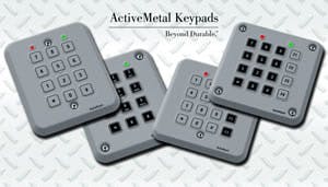 With touch-sensitive pads, plus weather, water and dust resistance, and raised sculpted keys with permanent markings, all built into a metal vandal-proof design, ITW&apos;s ActiveMetal access control keypads are designed for years of services.