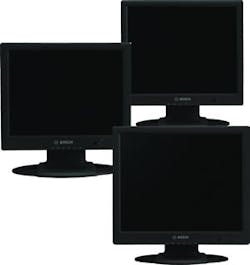 The new Bosch monitors have features such as picture-in-picture, split screen viewing and digital HDMI inputs. They are available from 15 to 42-inch versions with a variety of mounting options. The new Bosch monitors have features such as picture-in-picture, split screen viewing and digital HDMI inputs. They are available from 15 to 42-inch versions with a variety of mounting options.