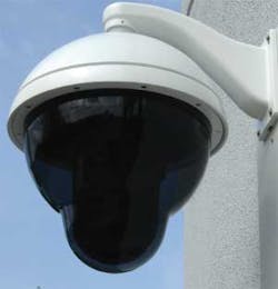 Nio Security's new EyeMax 3 camera ties in multiple wide-angle cameras with a CloseView analytics controlled PTZ camera, creating the ability to track and zoom in on areas of interest, and providing a unique camera design. Nio Security's new EyeMax 3 camera ties in multiple wide-angle cameras with a CloseView analytics controlled PTZ camera, creating the ability to track and zoom in on areas of interest, and providing a unique camera design.