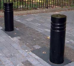 SecureUSA's new eco-friendly FutureWedge bollards SecureUSA's new eco-friendly FutureWedge bollards