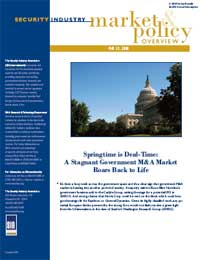 SIA has released a Market & Policy Overview report covering company financials and government security issues.