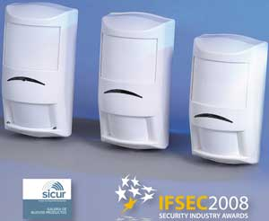 Bosch's Professional Series of intrusion detectors were recently recognized at two industry conferences. At IFSEC 2008, the detectors were given the award for Intruder alarm product of the year. The professional series was also chosen for inclusion in the
