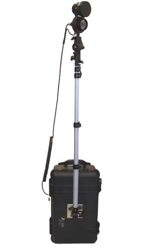 Zistos Corporation recently announced the release of its Portable Network Surveillance Camera (PNSC) System. The PNSC system, which also offers an optional, built-in radiological alarm sensor, is self-contained and self-powered.