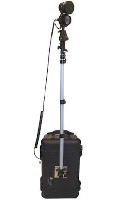 Zistos Corporation recently announced the release of its Portable Network Surveillance Camera (PNSC) System. The PNSC system, which also offers an optional, built-in radiological alarm sensor, is self-contained and self-powered. Zistos Corporation recently announced the release of its Portable Network Surveillance Camera (PNSC) System. The PNSC system, which also offers an optional, built-in radiological alarm sensor, is self-contained and self-powered.