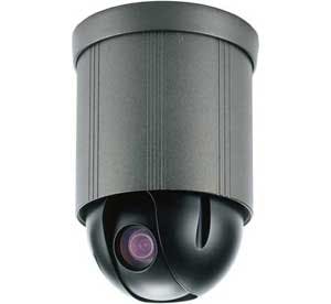 The TW-9300 indoor dome camera, seen here, and the TW-9300-OH outdoor dome camera are Teleview Technologies latest, fully-featured, PTZ Dome series of surveillance cameras. Both are IP-67 rated, meaning that they are waterproof and dustproof, which makes