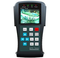 Matco&Acirc;&rsquo;s new handheld, multi-function MCT-100 CCTV tester features a high resolution video monitor and can communicate with a PTZ camera via its RS232, RS484 and RS422 simplex port and embedded multi-protocols. The handheld tester also has an easy to navi