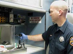 VidexÂ’s CyberLock access control solution for narcotics cabinets can quickly convert a cabinets existing locks into a full-functioning, electronic access control system. VidexÂ’s CyberLock access control solution for narcotics cabinets can quickly convert a cabinets existing locks into a full-functioning, electronic access control system.