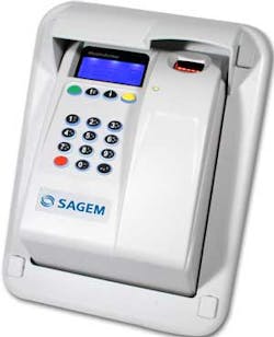 SMI's MorphoAccess 521, the first biometric reader to meet TSA's implementation requirements for TWIC, is designed to read encrypted biometric data, such as a digital fingerprint, perform the match to the card holder and perform an active card authenticat SMI's MorphoAccess 521, the first biometric reader to meet TSA's implementation requirements for TWIC, is designed to read encrypted biometric data, such as a digital fingerprint, perform the match to the card holder and perform an active card authenticat