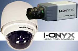 Vicon recently released several new megapixel models within its I-ONYX line of IP cameras. The new cameras, all of which feature 1.3 megapixel resolution and M-JPEG/MPEG-4 compression, are available in bullet, dome and rugged, vandal-proof dome models and Vicon recently released several new megapixel models within its I-ONYX line of IP cameras. The new cameras, all of which feature 1.3 megapixel resolution and M-JPEG/MPEG-4 compression, are available in bullet, dome and rugged, vandal-proof dome models and