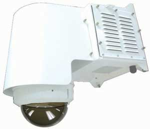 The Igloo Dome air-conditioned camera housing from Videolarm is designed to protect cameras to temperatures reaching 75 degrees Celsius (167 degrees Fahrenheit).