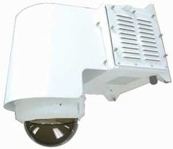 The Igloo Dome air-conditioned camera housing from Videolarm is designed to protect cameras to temperatures reaching 75 degrees Celsius (167 degrees Fahrenheit). The Igloo Dome air-conditioned camera housing from Videolarm is designed to protect cameras to temperatures reaching 75 degrees Celsius (167 degrees Fahrenheit).