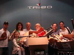 Northeastern Tri-Ed branches recently collected gently used baseball and softball equipment for the “Pitch in for Baseball” charity, which benefits underprivileged children in communities around the world. (l-r) Mike Labrosciano, Tri-Ed, Michele Gabiane Northeastern Tri-Ed branches recently collected gently used baseball and softball equipment for the “Pitch in for Baseball” charity, which benefits underprivileged children in communities around the world. (l-r) Mike Labrosciano, Tri-Ed, Michele Gabiane