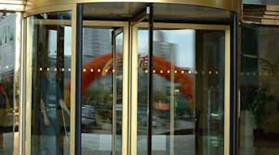 Besam offers revolving door systems with one-way access control (RD4A-1) in 3- or 4-wing models and two-way access control model (RD4A-2) in a 4-wing model. The doors can be ordered in several different configurations to be tailored to your needs.