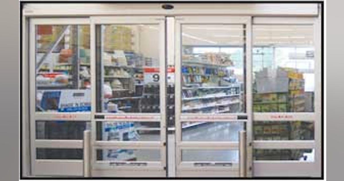 Stanley Introduces Delayed Egress Option For Duraglide Door Systems Security Info Watch Duraglide Door Systems, Stanley Automatic Sliding Doors Commercial
