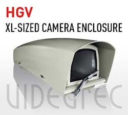 With its large dimensions, the new HGV camera housing from Videotec was developed to fit the largest zoom lenses on the market and is ideal for various outdoor applications.