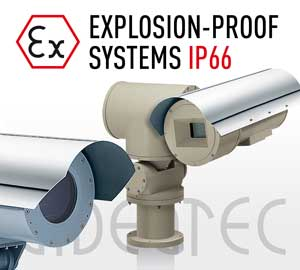 The new explosion-proof EX line of surveillance solutions from Videotec are carefully designed to meet rigorous requirements and installation in hazardous areas. The range of EX products also has ATEX, IECEx and GOST certification.