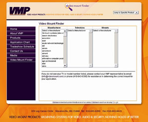 New search functions on Video Mount Products' website helps installers find the right mounting product for security hardware such as cameras.