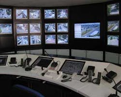 One of the three control rooms used in Penang Integrated Public Safety System.