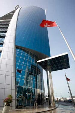 Movenpick Tower & Suites Hotel in Doha, Qatar. Movenpick Tower & Suites Hotel in Doha, Qatar.