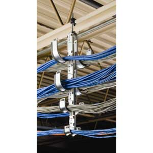 ERICO&Acirc;&rsquo;s new J-Hook support solution CADDY CAT LINKS.