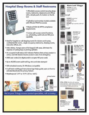 Alarm Lock recently announced the availability of free marketing materials to help distributors gain new end-user business.