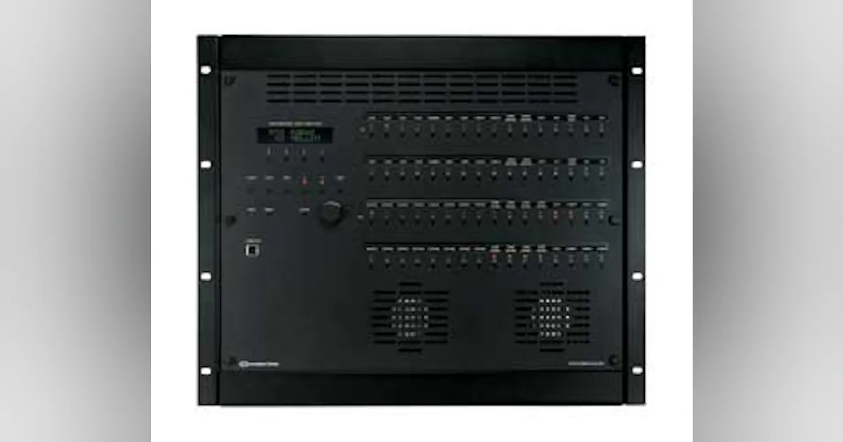 Crestron Matrix Crestron releases new wideband matrix switchers | Security Info Watch