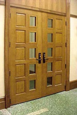 Specialty, architectural doors from The Maiman Company shown in use at a prominent culinary institute. Maiman has been acquired by ASSA ABLOY. Specialty, architectural doors from The Maiman Company shown in use at a prominent culinary institute. Maiman has been acquired by ASSA ABLOY.