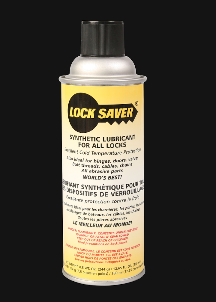 Lock Saver aerosol From: Mil-Comm Products Co. | Security Info Watch