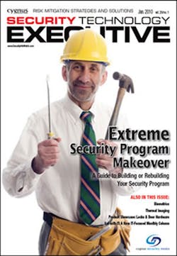 Karl Perman and Marleah Blades look at overhauling a security program in the January issue of Security Technology Executive.