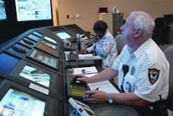 The advanced security command center at the Jackson-Madison County Hospital. The advanced security command center at the Jackson-Madison County Hospital.