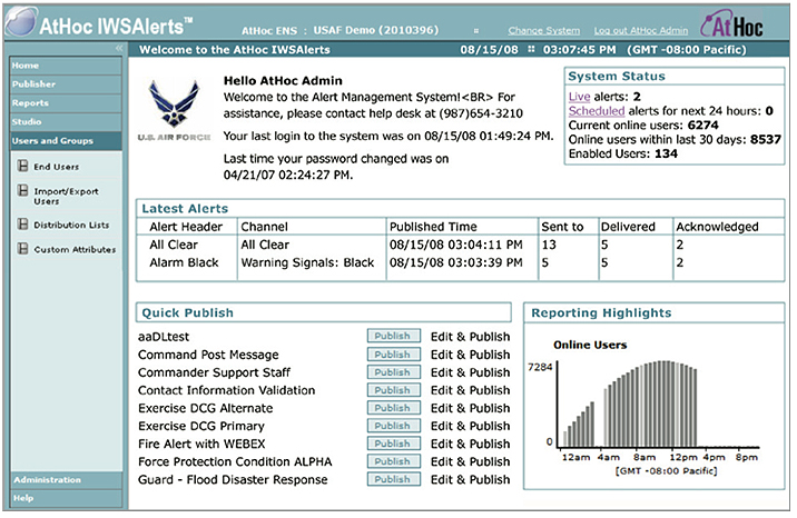 At Hoc Network 10217223