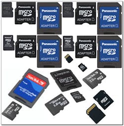 SD cards provide small footprints with ever-increasing storage capacity. Today, a few days worth of video can be stored inside a camera; a few years from now, storage capacity will be measured in months. SD cards provide small footprints with ever-increasing storage capacity. Today, a few days worth of video can be stored inside a camera; a few years from now, storage capacity will be measured in months.