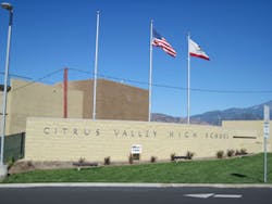 School officials at Citrus Valley High School in California consider their recent deployment of megapixel cameras a security force multiplier.