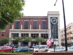 The Cobb County Courthouse in Marietta, Ga., is under the watchful eye of an IP video system. The Cobb County Courthouse in Marietta, Ga., is under the watchful eye of an IP video system.