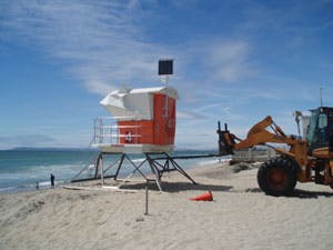 The wireless Lifeguard Tower Station at Imperial Beach in San Diego went live in June.