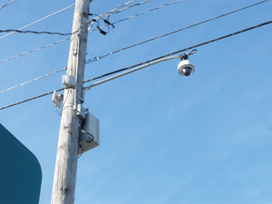 Cameras and wireless equipment were installed in key areas around College Park.