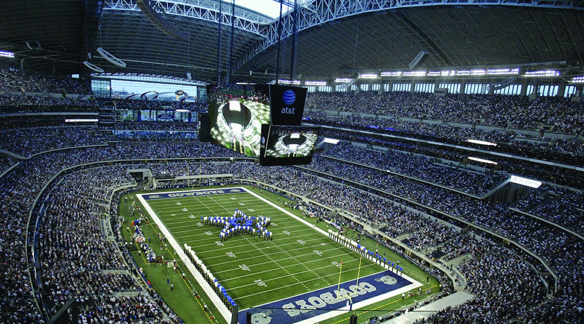 Fire protection for the Dallas Cowboys stadium was a massive endeavor but keen to life safety thanks to state of the art sprinkler detection.