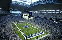 Fire protection for the Dallas Cowboys stadium was a massive endeavor but keen to life safety thanks to state of the art sprinkler detection. Fire protection for the Dallas Cowboys stadium was a massive endeavor but keen to life safety thanks to state of the art sprinkler detection.